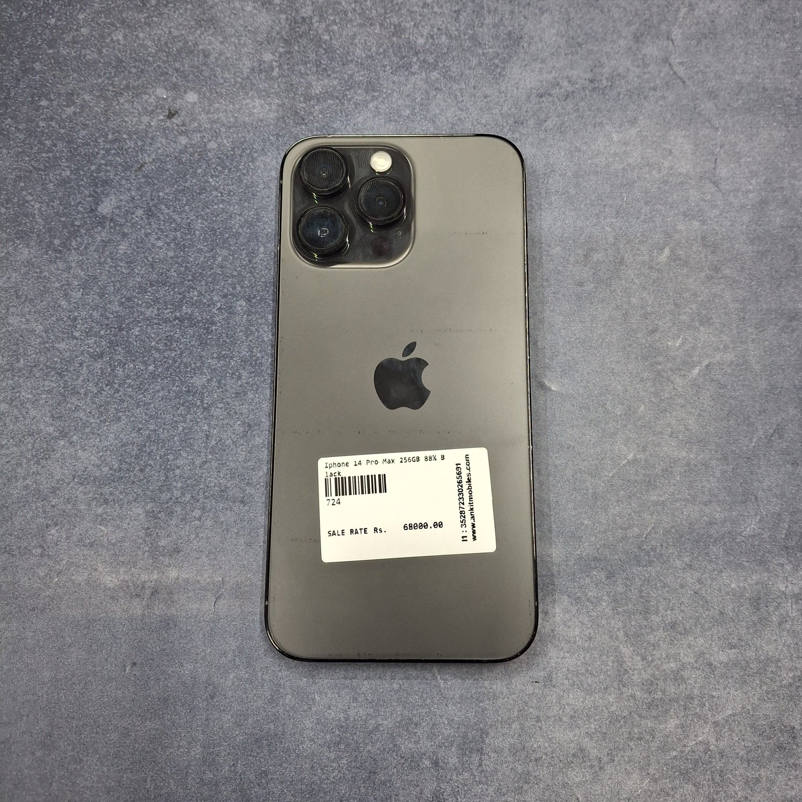 Pre-Owned Iphone 14 Pro Max 256GB 88% Black Hover